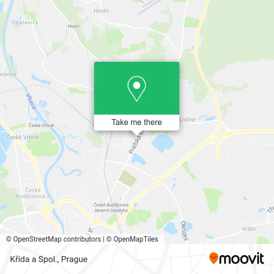 Křída a Spol. map