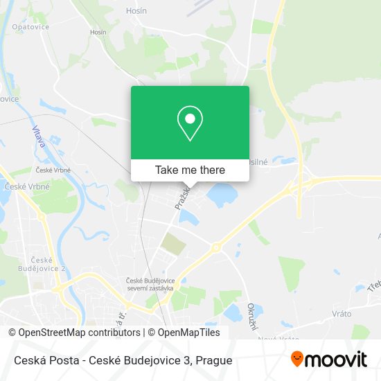 Карта Ceská Posta - Ceské Budejovice 3