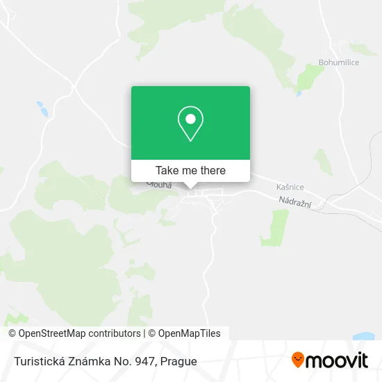 Карта Turistická Známka No. 947