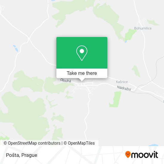 Карта Pošta