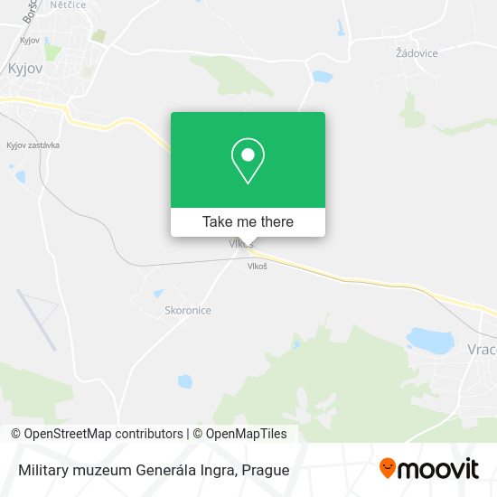 Military muzeum Generála Ingra map