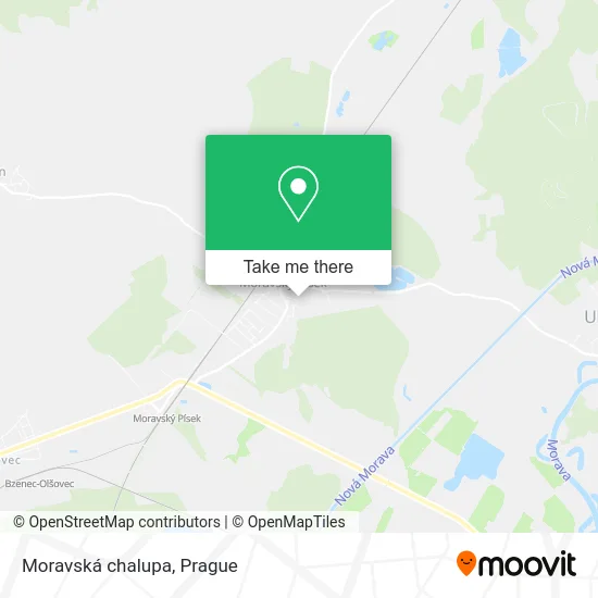 Карта Moravská chalupa