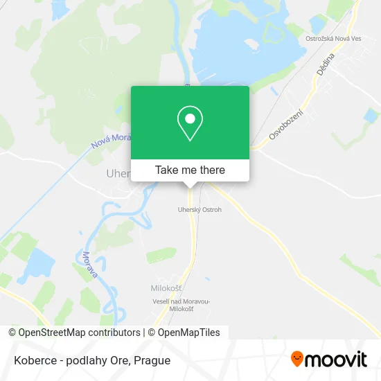 Карта Koberce - podlahy Ore