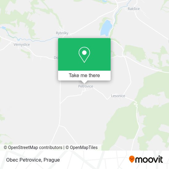 Карта Obec Petrovice