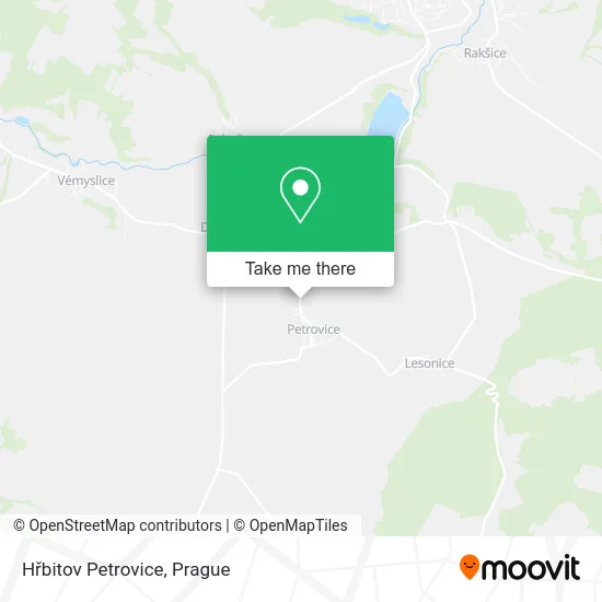 Карта Hřbitov Petrovice