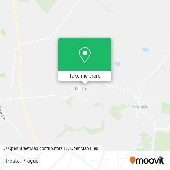 Карта Pošta