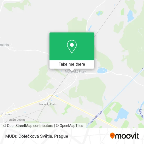 Карта MUDr. Dolečková Světla