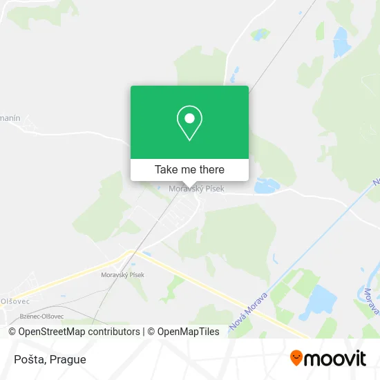 Карта Pošta