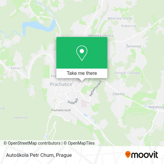 Autoškola Petr Chum map