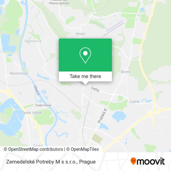Карта Zemedelské Potreby M s s.r.o.