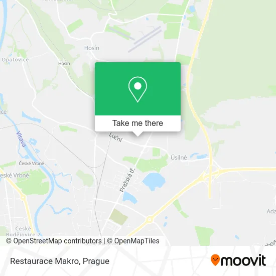 Карта Restaurace Makro