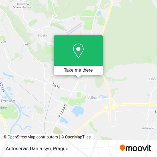 Карта Autoservis Dan a syn