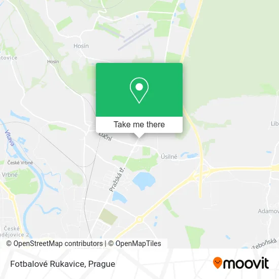 Карта Fotbalové Rukavice