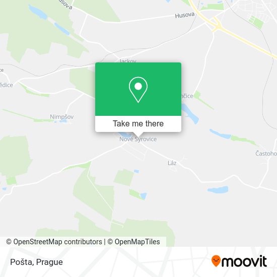 Карта Pošta