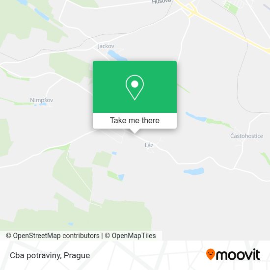 Карта Cba potraviny