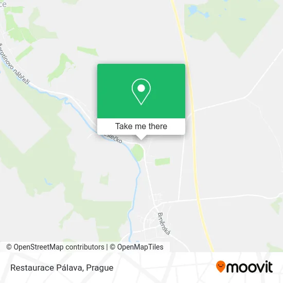 Карта Restaurace Pálava