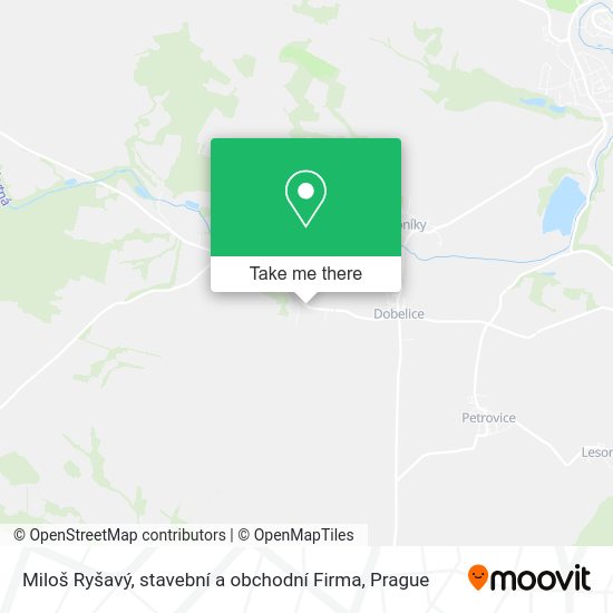 Miloš Ryšavý, stavební a obchodní Firma map