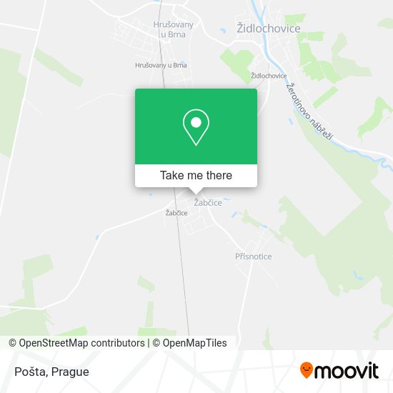 Карта Pošta