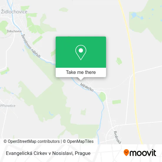 Evangelická Církev v Nosislavi map
