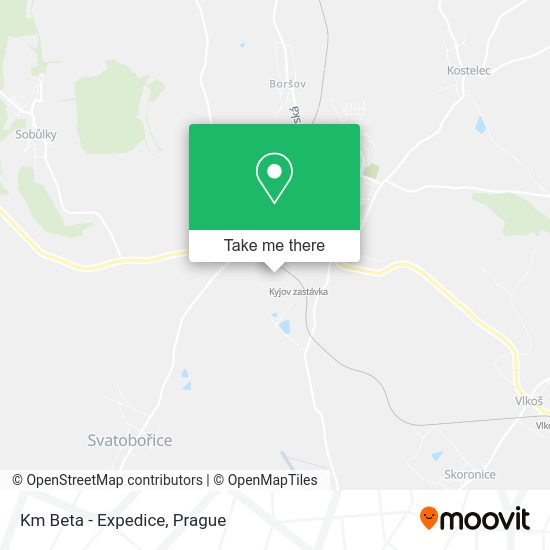 Карта Km Beta - Expedice