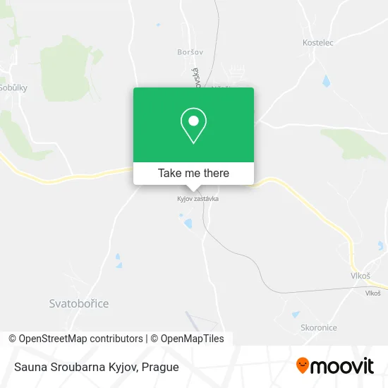 Карта Sauna Sroubarna Kyjov