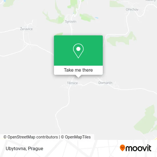 Карта Ubytovna