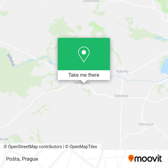 Карта Pošta
