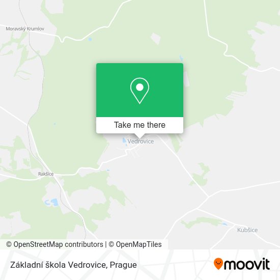Základní škola Vedrovice map