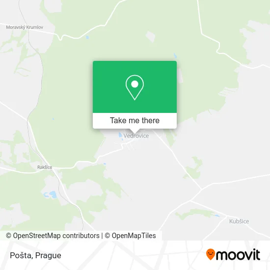 Карта Pošta