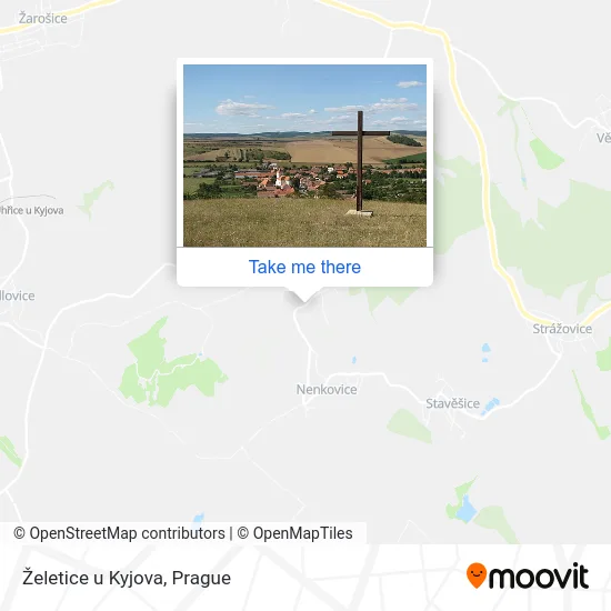 Карта Želetice u Kyjova