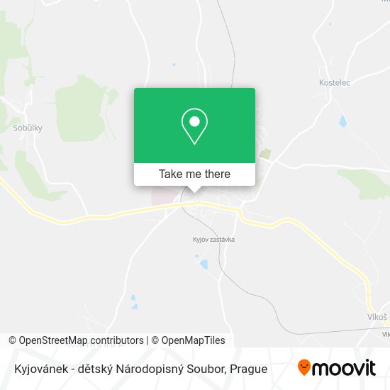 Kyjovánek - dětský Národopisný Soubor map