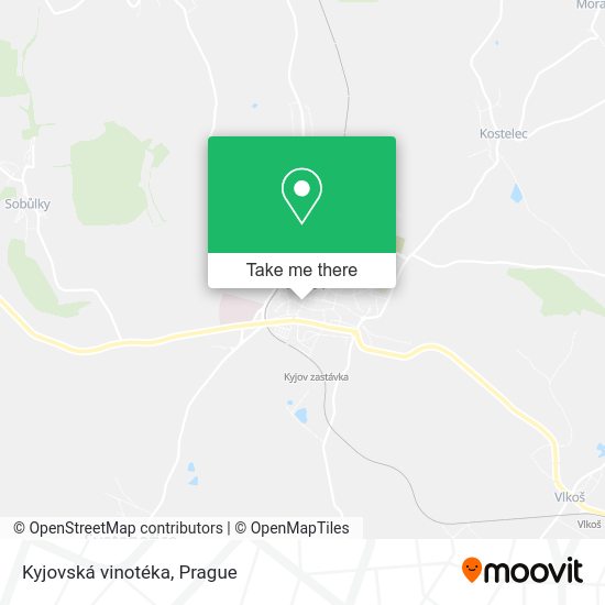 Kyjovská vinotéka map