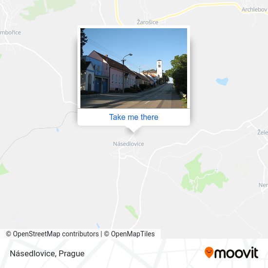 Карта Násedlovice