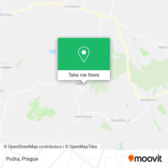 Карта Pošta