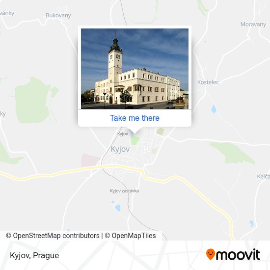 Карта Kyjov