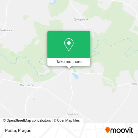 Pošta map
