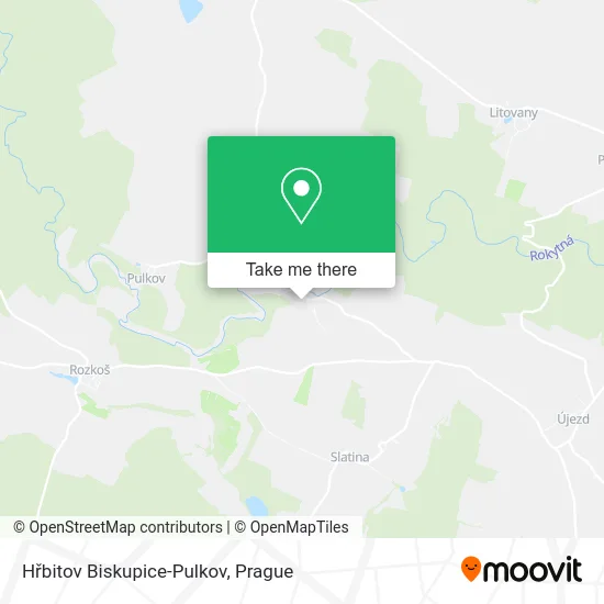 Карта Hřbitov Biskupice-Pulkov