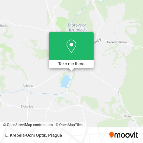 L. Krepela-Ocni Optik map