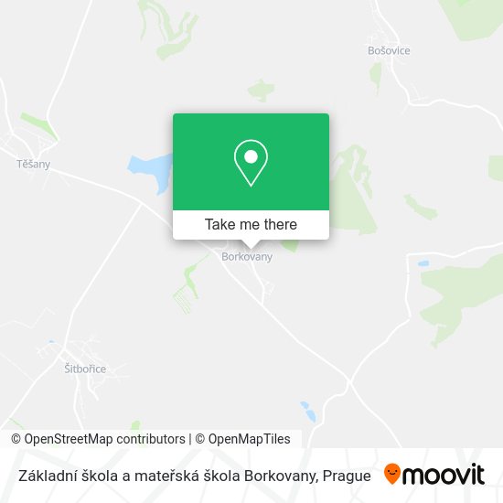 Základní škola a mateřská škola Borkovany map