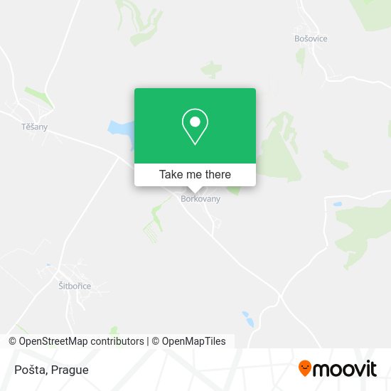 Карта Pošta