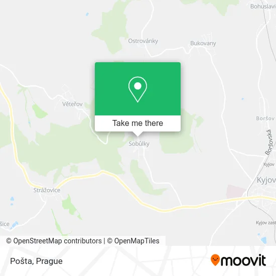 Карта Pošta