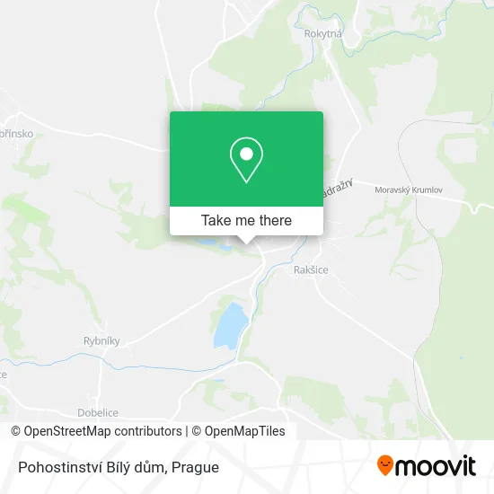 Карта Pohostinství Bílý dům