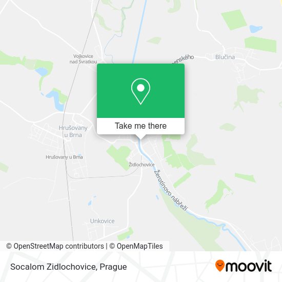 Карта Socalom Zidlochovice