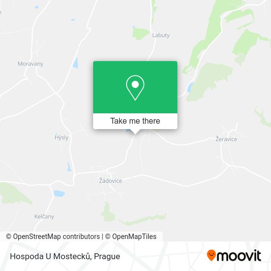 Карта Hospoda U Mostecků