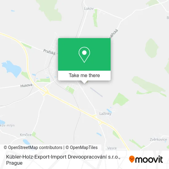 Карта Kübler-Holz-Export-Import Drevoopracování s.r.o.
