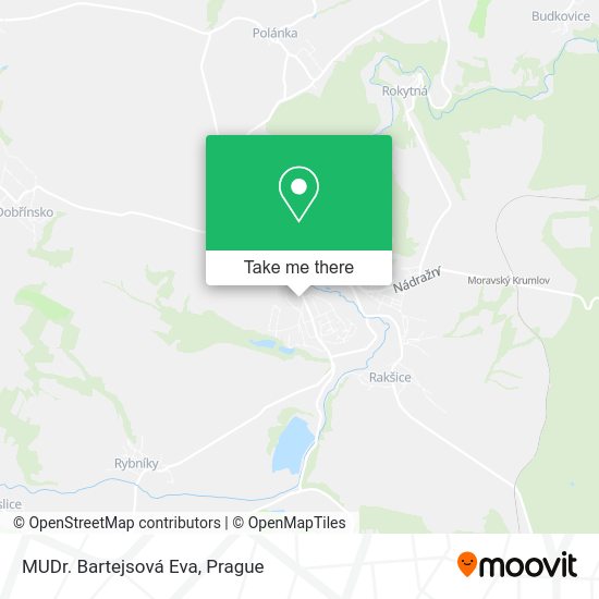 Карта MUDr. Bartejsová Eva