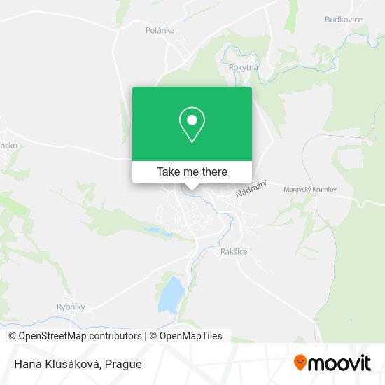Hana Klusáková map