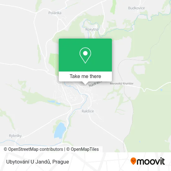 Карта Ubytování U Jandů