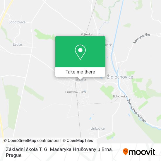 Základní škola T. G. Masaryka Hrušovany u Brna map