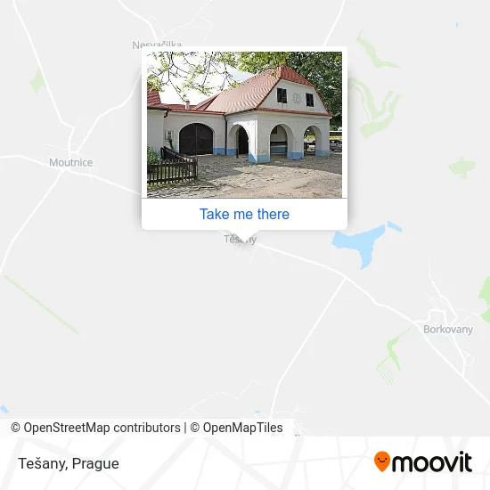 Карта Tešany